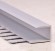 Алюминиевый П-образный профиль окантовочный 7 мм ПО-П7 серебро матовое  2,7 м