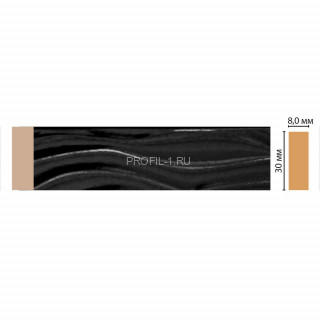 Молдинг DECOMASTER D044-195 (30x8x2400) цвет Черный глянец Молдинг DECOMASTER D044-195 (30x8x2400) цвет Черный глянец