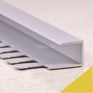 Окантовочный П-профиль алюминиевый 10 мм ПО-П10 золото матовое 2,7 м Окантовочный П-профиль алюминиевый 10 мм ПО-П10 золото матовое 2,7 м