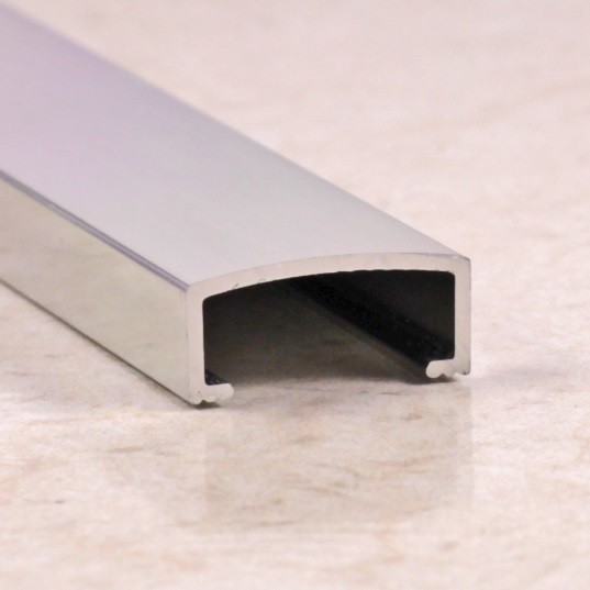 П-профиль алюминиевый 10х10 мм П-10 серебро матовое 2,7 м