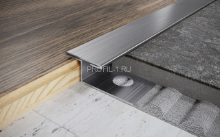 Т-профиль из нержавеющей стали закладной 8 мм FTZ 8 S сатинированная сталь 270 см Т-профиль из нержавеющей стали закладной 8 мм FTZ 8 S сатинированная сталь 270 см