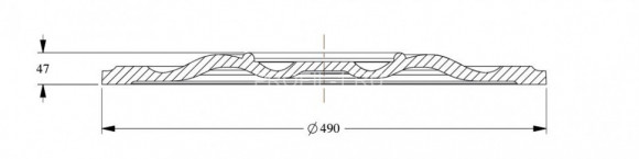 Потолочная розетка Orac Decor R18 белая полиуретан 490 мм