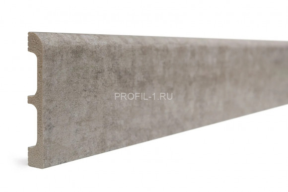 Напольный плинтус Decor-Dizayn 706-25 полистирол под мрамор 80х13х2400 мм