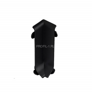 Комплект уголков внутренних для напольного плинтуса  VILO linela 412 RAL 9011 кмп 2шт. черный Комплект уголков внутренних для напольного плинтуса  VILO linela 412 RAL 9011 кмп 2шт. черный