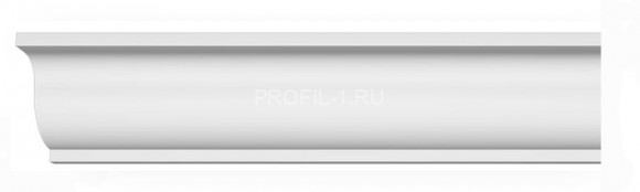 Плинтус потолочный DECOMASTER D108 (55x52x2000) ударопрочный, белый, под покраску