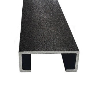 Алюминиевый П-профиль 10х12 Б-12 черный муар 3 м