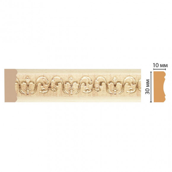 Молдинг DECOMASTER 165-1028 ДМ (30x10x2400) цвет Бежевый антик Молдинг DECOMASTER 165-1028 ДМ (30x10x2400) цвет Бежевый антик