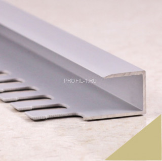 Окантовочный П-профиль алюминиевый 10 мм ПО-П10 бронза матовая 2,7 м Окантовочный П-профиль алюминиевый 10 мм ПО-П10 бронза матовая 2,7 м