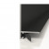 Алюминиевый микроплинтус Decaro ML15A Black черный 2 м