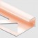 Профиль С-образный для плитки угловой внутренний 10 мм алюминий PV54-15 розовый блестящий 2,7 м
