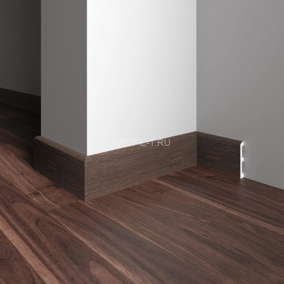 Напольный плинтус Decor-Dizayn 706-73SH полистирол под дерево 80х13х2400 мм