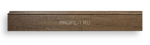 Плинтус напольный DECOMASTER D005-88ДМ (79x13x2400) с кабель-каналом Дуб натуральный