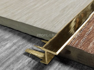 Латунный Z-образный профиль EP 120 ON 11 полированный 2,7м Латунный Z-образный профиль EP 120 ON 11 полированный 2,7м