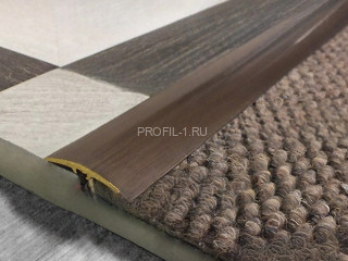 Латунный порог разноуровневый округлый STP 40 OA 40 антик 2,7м Латунный порог разноуровневый округлый STP 40 OA 40 антик 2,7м