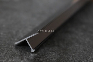 Алюминиевый Т-профиль ПТ-13/5 бронза глянец 2,7м