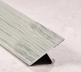 Алюминиевый Т-профиль ламинированный 18 мм ПТ-18 201 Северная берёза 2,7 м