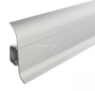 Алюминиевый плинтус напольный 55 мм Cezar LP55 с кабель-каналом 2,5 м Алюминиевый плинтус напольный 55 мм Cezar LP55 с кабель-каналом 2,5 м