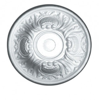 Потолочная розетка Glanzepol R-29 290 мм белая полистирол Потолочная розетка Glanzepol R-29 290 мм белая полистирол