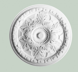 Потолочная розетка Orac Decor R23 белая полиуретан 710 мм