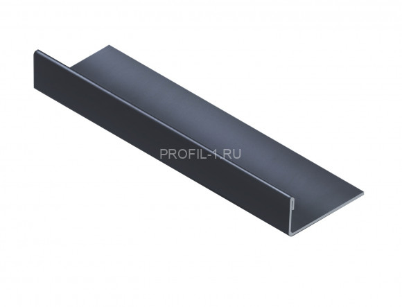Нержавеющий стальной L-профиль 8 мм NEEXY PVS92-19 BL черный зеркальный 2.7 м