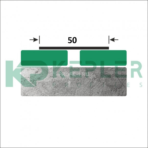 Полоса 50 мм из нержавеющей стали SS 304 FBS 50 S S.S.304 сатинированная 3 м