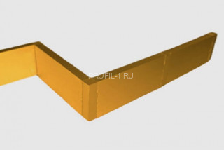 Алюминиевый плинтус напольный брусок 60 мм Евротрим C-60 4037.00 золото 2,95 м Алюминиевый плинтус напольный брусок 60 мм Евротрим C-60 4037.00 золото 2,95 м