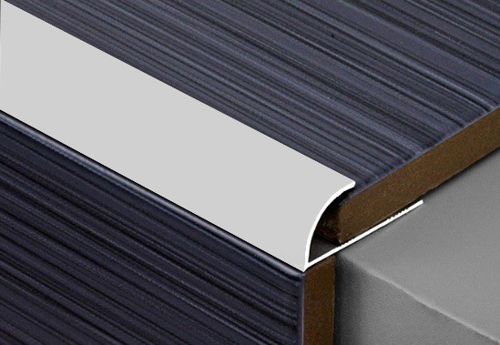 Алюминиевый профиль С-образный 6 мм ПО-6 серебро матовое  2,7 м