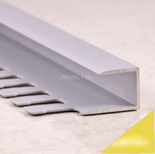 Окантовочный П-профиль алюминиевый 10 мм ПО-П10 золото глянец 2,7 м Окантовочный П-профиль алюминиевый 10 мм ПО-П10 золото глянец 2,7 м