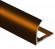Профиль для плитки С-образный внешний алюминий 10 мм PV23-11 коричневый блестящий 2,7 м
