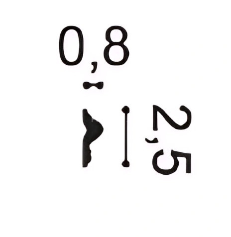 Гибкий молдинг Orac Decor Duropolymer PX201F белый дюрополимер 25х90 мм 2м