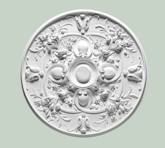 Потолочная розетка Orac Decor R24 белая полиуретан 790 мм