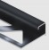 Профиль С-образный для плитки угловой внутренний 10 мм алюминий PV54-19 черный блестящий 2,7 м