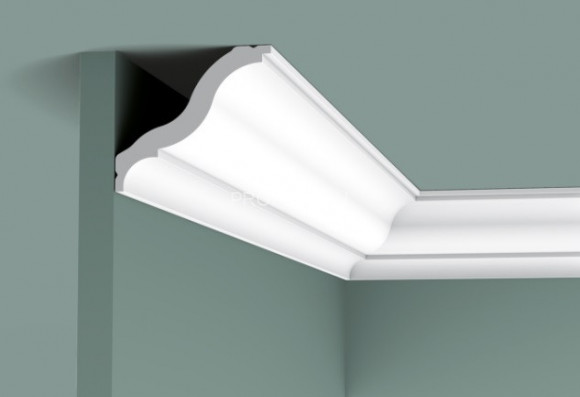 Потолочный плинтус Orac Decor Durofoam CB503N белый полистирол 82х92 мм 2м