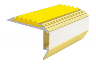 Алюминиевый порог угловой противоскользящий с подсветкой 26х45 мм АУ-45-LED-Анод золото-желтый 2,0 м Алюминиевый порог угловой противоскользящий с подсветкой 26х45 мм АУ-45-LED-Анод золото-желтый 2,0 м