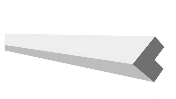 Декоративный уголок Decor-Dizayn DD802 полистирол белый, под покраску 20х20х2000 мм