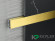 П-профиль бордюрный 10х30 мм из нержавеющей стали SS 304 FSUP30-GS S.S.304 золото сатинированное 2.7 м