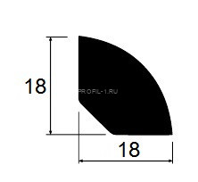 Галтель ПВХ Lemal выпуклая 18х18 мм Цвет 8613 Под дерево 2,5 м