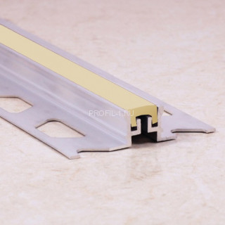 Алюминиевый компенсационный профиль ПО-114 бежевый 2,7 м