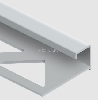 Профиль С-образный для плитки угловой внутренний 12 мм алюминий PV55-00 натуральный 2,7 м