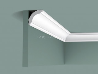 Потолочный плинтус Orac Decor Durofoam CB510N белый полистирол 40х40 мм 2м