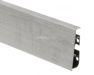 Напольный плинтус с кабель-каналом 75 мм Cezar Hi-Line Prestige 256 готический 2,5 м Напольный плинтус с кабель-каналом 75 мм Cezar Hi-Line Prestige 256 готический 2,5 м