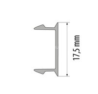 Прозрачная полоска LED Line для плинтуса Cezar Premium 2,5 м Прозрачная полоска LED Line для плинтуса Cezar Premium 2,5 м