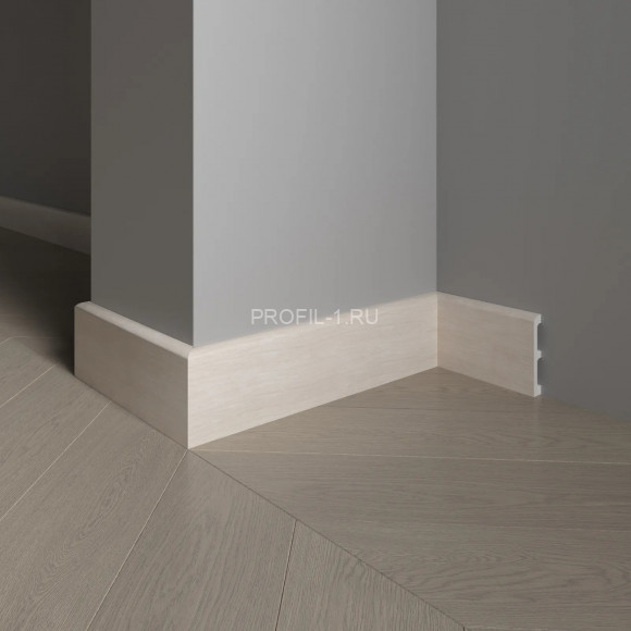 Напольный плинтус Decor-Dizayn 706-77 полистирол под дерево 80х13х2400 мм