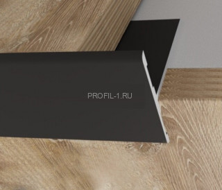 Алюминиевый торцевой Т-профиль закладной 23 мм ПО-158 черный матовый 2.7 м Алюминиевый торцевой Т-профиль закладной 23 мм ПО-158 черный матовый 2.7 м
