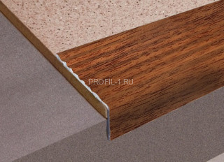 Алюминиевый порог угловой 20х40 мм с рифлением Д16 КД Дуб темный 2,7 м (упаковка 10 штук) Алюминиевый порог угловой 20х40 мм с рифлением Д16 КД Дуб темный 2,7 м (упаковка 10 штук)