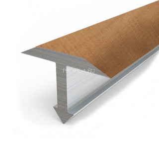 Алюминиевый профиль Т-образный 26 мм Т-26 Л Ольха 2,7 м (упаковка 10 штук)
