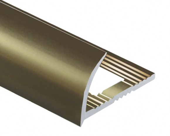 Профиль С-образный алюминий для плитки 8 мм PV07-09 eco шампань блестящая 2,7 м