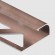 Профиль для плитки С-образный алюминий 12 мм PV15-14 розовый матовый 2,7 м