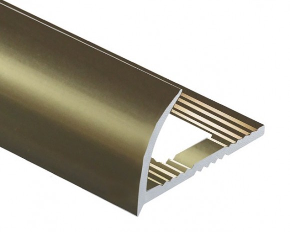 Алюминиевый профиль для плитки С-образный 12 мм PV18-09 шампань блестящая 2,7 м