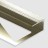 Профиль для ламината оконечный Panel L с рифлением алюминий 12 мм PV45-13 песок блестящий 2,7 м